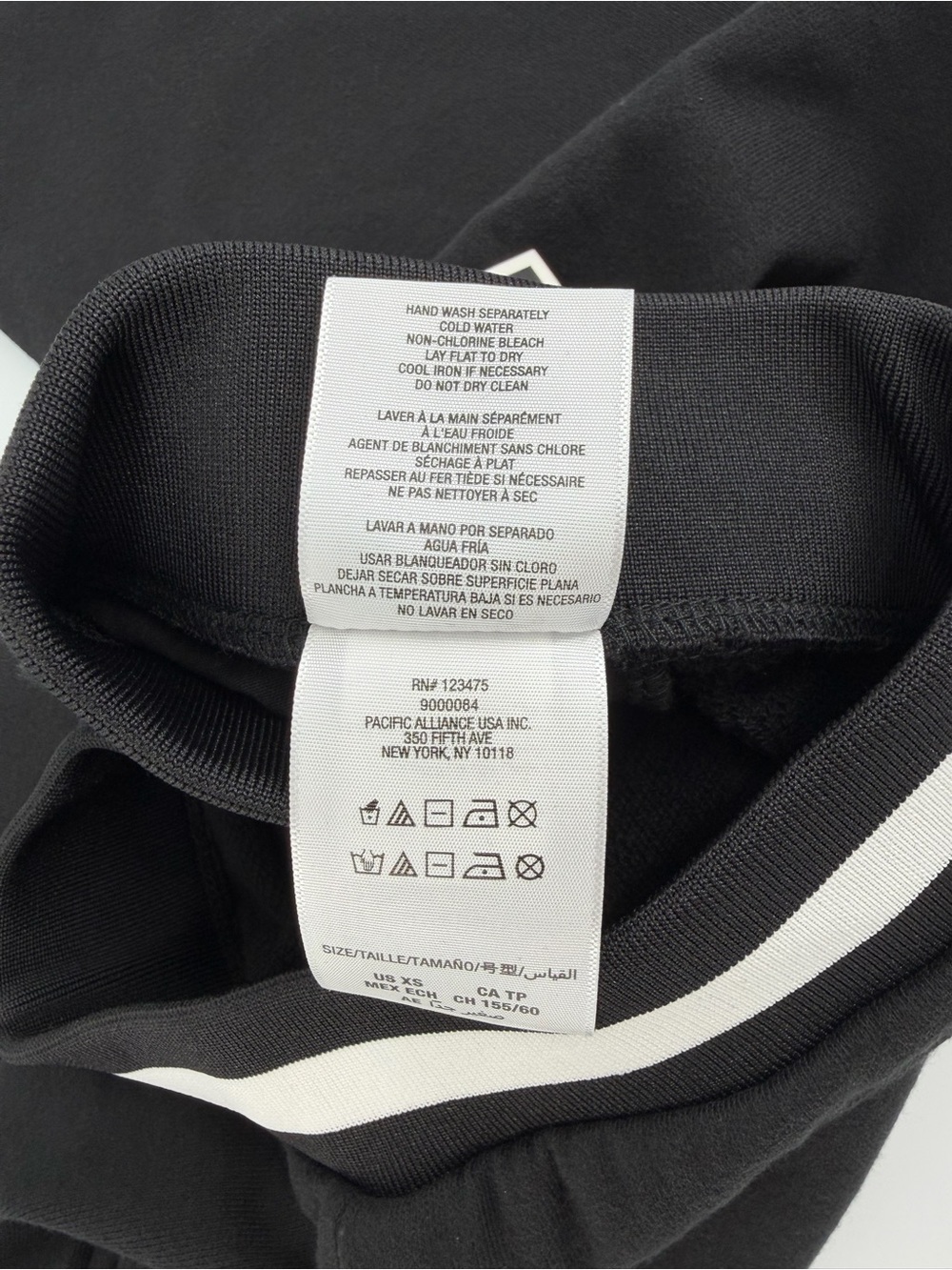 Juicy Couture Black Label Gothic Logo Track Pants Black NWT Women’s - Picture 6 of 7